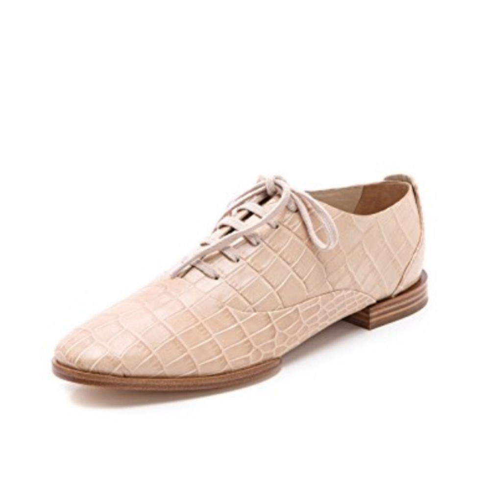 Alexander Wang Ingrid Lace Up Oxford - Almond